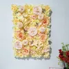 40 * 60 cm Grille Fleur Artificielle Panneau Mural Fournitures De Mariage Toile De Fond Décoration Soie Fleur Rangée Fête Hôtel Disposition Accessoires