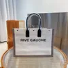 Пляжная сумка женские сумочки Rive Gauche Tote Supper Sucking Sadgag Sambag Fashion Lense Большой пляжные сумки роскошные дизайнер поездка на плечо кошельки на плече