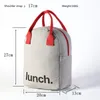 Luxurys Designers Bags Nouveau sac en toile Student Lunch Warm Pack Bento Thermal Packs With Rice Sac à main Couleur 6 Taille: 27 * 20 * 13 cm