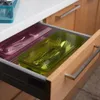 Plastikowe szuflady do przechowywania w kuchni Łatwa czysta kuchnia szuflada na sztućce