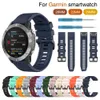 20mm 22mm 26mm horlogebandriem voor Garmin Fenix ​​7 7S 7x 6 6S 6x 5 5S 5X Pro Plus Snelle Release Garmin Epix / Tactix Delta / Enduro / Vertix2 Silicone Watchband Correa
