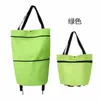 Bolsa de compras ecológica portátil con ruedas Oxford Stretch Supermarket Trolley Bolsas Multicolor Conveniente Reutilizable Impermeable 5 5hj J2