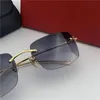 Luksusowy Moda Desinger Okulary przeciwsłoneczne Mężczyźni Okulary Lente Frames Bezbarwny Odcienie Znani C Okulary z Pudełkiem Kształt Kształt Mężczyzn Eyewear 563429