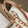 BUIGARI Armbandsdiamanter av högsta kvalitet 18K guldpläterade Fabriksförsäljning smycken klassisk stil Armband diamanter Armband designer europeisk storlek jubileumspresent