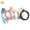 оптовые продажи USB-кабель Micro USB Fast Charge кабель для передачи данных Android зарядный кабель мобильного телефона Кабели для HUAWEI 100шт Samsung