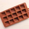 Klanten die vaak zijn gekocht met vergelijkbare items 3D siliconen mal 15 holes geschenkdoos vorm mal voor zeep snoep chocolade ijs cake decorating tools voor bakvormen