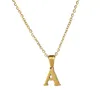 Letterinitiële ketting sierlijke hanger ketting voor vrouwen handgemaakte 18 inch gepersonaliseerde alfabet monogram charme kettingen voor tiener meisjes kinderen