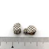 200 stks zinklegering dubbelzijdig ananas ontwerp big gat spacer kralen voor sieraden maken armband ketting DIY-accessoires D-65