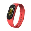 M4 inteligentny zespół fitness tracker zegarek sportowy bransoletka tętna inteligentny zegarek 0,96 calowy Smartband Monitor Zdrowie Wristband PK MI Band 4