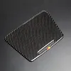 Carbon Fiber Interior Water Cup Holder Panel Cover Trim Car Sticker for Mercedes C Class W205 C180 C200 GLC Accessories