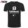 REM NIEUWE JEZUS WIL UW VRIENDSTUKBOEK T-shirt Christian T-shirts Katoenen Korte Mouw Jesus T-shirts G1222