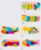 Aprendizaje infantil Juguetes educativos 20 estilos 3D Animales de madera Dinosaurio Rompecabezas Número colorido Aprender para niños Niño y niña 30x12 cm Tamaño grande