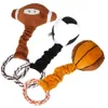 2021 Pet Dogs Toy Plush Braided Cotton Rope Sport Ball Toys For Puppy Dog Pets Dog Squeaker Sound Toy Pet Supplies