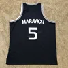Pete Maravich #5 Daniel High School Basketball Jersey Ed Red Blue Any Size 2xs-3xl 4xl 5xl Retro Vest Jerseys