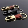 Simple Classic Design Haute Qualité En Cuir Véritable Keychain Key Car Keychains pour hommes Cadeau