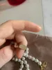 Colar de satélite de cristal requintado colar de pérolas elegante de pérola Chain Clavicle Chain de colares de gargantilha barroca para mulheres presentes de partido3470194