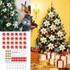 Weihnachtsdekoration für Baum 120 Stück Glitzerblume für Weihnachtsdekorationen, Weihnachtsveranstaltung, Party, Heimbedarf, Weihnachtsdekoration, Jahr 201128