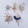 Exquisite Crystal Gymnastiek Meisje Ballet Danser Broches Vrouwen Schattige Bijouterie Hoge kwaliteit Corsage Fashion Gift