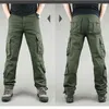 Mode Style militaire hommes Cargo pantalon décontracté multi poches tactique militaire pantalon printemps coton armée pantalon hommes 8 poches H1223
