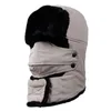 Nieuwe winter winddichte dikke warme hoed winter sneeuw buiten grote vrouwen mannen cap face masker oorbeschermingen volledige dekking waanbare cap y200110