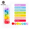 Let's make 30pcs Silicone Beads 12mm Food Grade Silicone Teething Necklace DIY Jewelry Nursing For Teeth BPA Free Baby Teethers Y1221