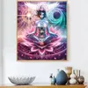 5D DIY Rhinestones Diamond Paintings Full Round Drills Picture Lotus Buddha Paint By Numbers Cross-stitch Kits Embroidery Mosaic 22868