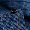 Camicia a quadri scozzesi spazzolata a maniche lunghe da uomo standard-fit con chiusura a bottone a tasca singola sul petto Camicie casual in cotone 100% Y200408