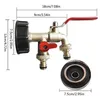 Złącze zbiornika paliwa Wody Ogrodowe Podwójne kranu Adapter Dotknij Zawór Dopasowanie 1 sztuk1