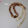 Bag Parts & Accessories Acrylic Shoulder Strap Chic Resin Chain For DIY Handbag Handles Detachable Crossbody Straps