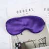 Imitatited Silk Sleeping Eye Mask Sleep Bagued Shade Patch Cover Vision Care Travel Travel Portable Masks Relax Boulangers Whole9286790