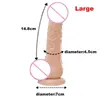 NXY Dildos Realistic Soft Material Female False Penis, Big Masturbation Toy with Suction Cup and Belt 1211