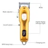 USB Cabello recortable recargable CLIPPERS para el cabello Corte de pelo Corte de barbero Afeitadora inalámbrica Trimmer Shaver para hombres Corte de pelo G220226