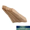 100 SZTUK Kraft Paper Torby Food Tea Małe Torby Prezentowe Sandwich Bread Party Wedding Supplies Owijanie prezent przenośne