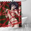 Sexy Anime Girls Rideaux de douche Salle de bain personnalisée Tissu imperméable Polyester 1pcs personnalisé T200711