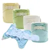 Stoffwindeln Baby Tuch DiaperCover Waschbare wiederverwendbare Windeln AI2 Windel mit Bambus-Baumwolleinsatz Prefold Windel All In Two 201119