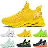 Non-Brand men running shoes triple white black green orange yellow mens fashion sports sneakers szie 40-46