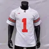 Ohio State Buckeyes Football NCAA College Jersey C.J. Stroud Justin Fields Chris Olave Julian Fleming Garrett Wilson George Jack Sawyer Teague III J.T.TUIMOLOAU