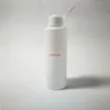 50 Stück 150 ml Flip-Schraubverschluss-Flasche, weißer Kunststoff-Kosmetikbehälter, leere Probelotion-Unterabfüllung, Shampoo-Flasche, gute Verpackung