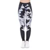 Elegante Frauen Hohe Taille Legging Camo Schwarz Dreiecke Druck Fitness Leggings Mode Frau Hosen LJ201006