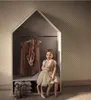 子供用ワードローブディスプレイシェルフ子供家具小家床ラック装飾ストレージ撮影