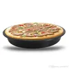 6/7/8/9/10 inch Pizza Plate Round Dish Pizza Pan Tray Food Grade Carbon Steel Non-stick Mold Baking Tool Baking Mould Pan WVT0874