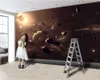 3D壁紙リビングルームモダンな壁画3D壁紙美しいスペース砂利カスタム3D写真の壁紙の家の装飾