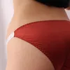 SP&CITY Rhinestone Satin Luxury Sexy Women's Underpants Shiny Soft Sex Panties Thong String Female Seamless Briefs Tanga1209B