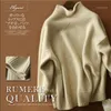 2018 EUR American Style Womens Cashmere sweater Long Sleeve Turtle neck New Casual Sweater For Autumn Winter1