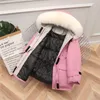 Women Winter Large Natural Raccoon Fox Hooded Down Coat 90% Duck Jacket Thick Warm Parkas Female Outerwear faux fur vest feather h278g