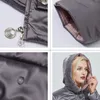 Women s Plus Size Outerwear Coats Astrid winter jacket women ontrast color Waterproof fabric with cap thick cotton clothing warm parka M 2090 220922
