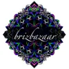 Mandala par Brizbazaar Tapis rond Fleur Tapis de sol antidérapantﾠMysterious Universe Area Tapis Gemstone Boho tapetes para casa sala 201212