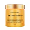 10 pezzi Grystal Collagen Gold Maschera per il viso facciale da donna 24K Gold Collagen Peel Off Maschera per il viso Idratante Rassodante per la pelle