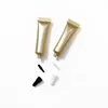 Bottle 8ml Gold Empty Cosmetic Container 8g Cream Lotion Soft Bottle Refillable Plastic Tube Travel Sample Small Package Free Shipping