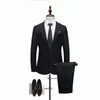 Ternos Masculinos Blazers Homens de Luxo Homens Casamento Mala Magro Fit para Traje Business Formal Party Casual Wear Wear (Jacket + Calças)